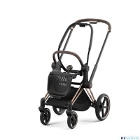 Коляска 2 в 1 Cybex Priam IV шасси Rose Gold