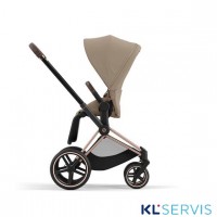 Коляска 2 в 1 Cybex Priam IV шасси Rose Gold