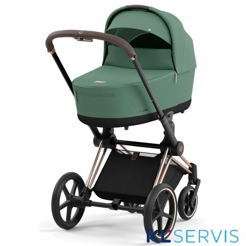 Коляска 2 в 1 Cybex Priam IV шасси Rose Gold