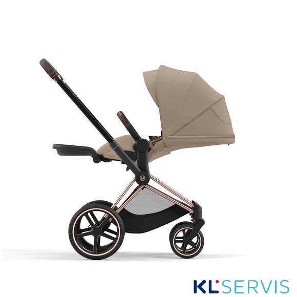 Коляска 2 в 1 Cybex Priam IV шасси Rose Gold