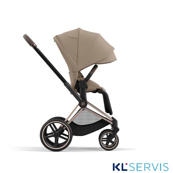 Коляска 2 в 1 Cybex Priam IV шасси Rose Gold