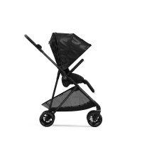 Коляска прогулочная Cybex Melio Street (с дождевиком), Real Black (Черный с принтом)