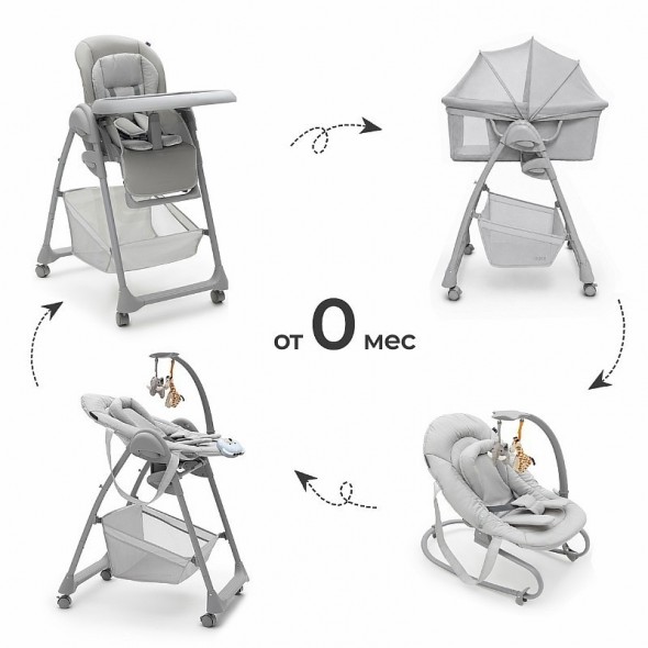 Система для кормления 4 в 1 Agex Seat’n Sleep