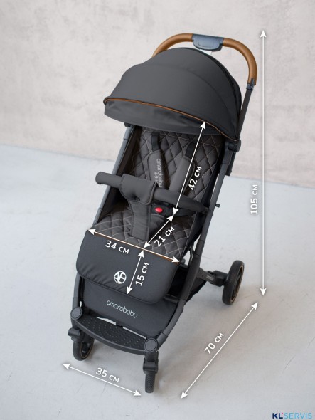 Прогулочная коляска Amarobaby Airy