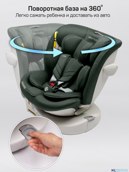 Детское Автокресло Amarobaby Defender, i-Size, 40-150 см