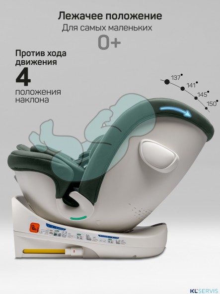Детское Автокресло Amarobaby Defender, i-Size, 40-150 см