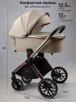 Коляска детская 2 в 1 Amarobaby Genius