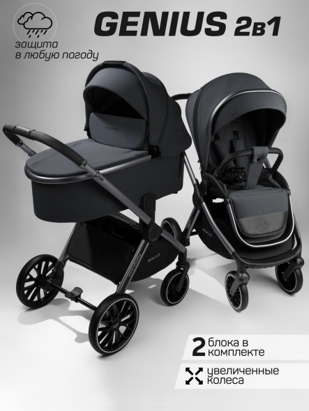 Коляска детская 2 в 1 Amarobaby Genius