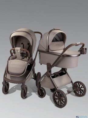 Коляска детская из экокожи 2в1 Amarobaby Motus Premium Ecco Exclusive