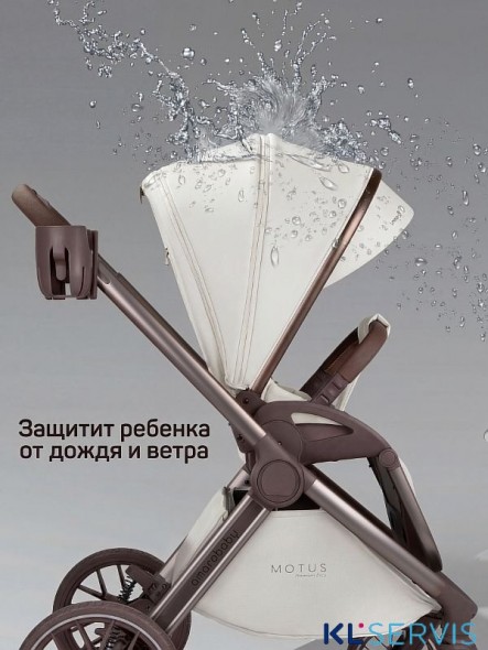 Коляска детская из экокожи 2в1 Amarobaby Motus Premium Ecco Exclusive