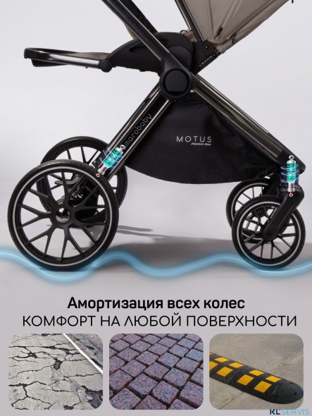 Коляска 2 в 1 AmaroBaby Motus Premium Ecco