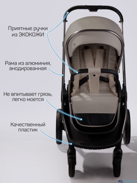 Коляска 2 в 1 AmaroBaby Motus Premium Ecco
