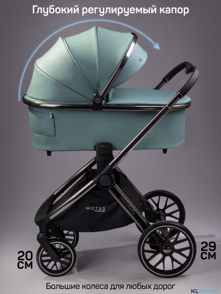 Коляска 2 в 1 AmaroBaby Motus Premium Ecco