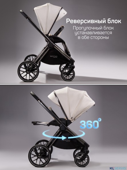 Коляска 2 в 1 AmaroBaby Motus Premium Ecco
