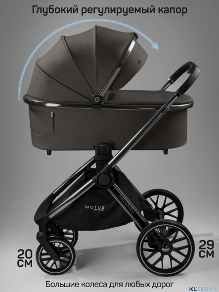 Коляска 2 в 1 AmaroBaby Motus Premium Ecco