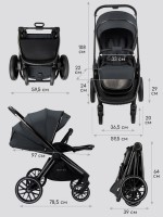 Коляска детская 2 в 1 Amarobaby Motus V2