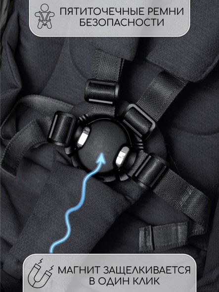 Коляска детская 2 в 1 Amarobaby Motus V2