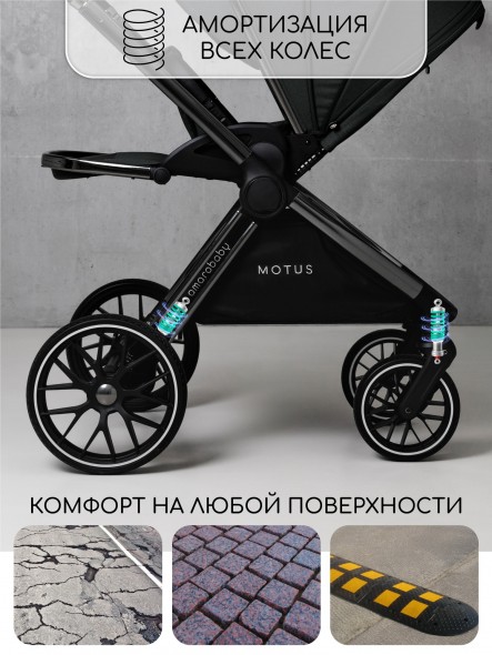 Коляска детская 2 в 1 Amarobaby Motus V2