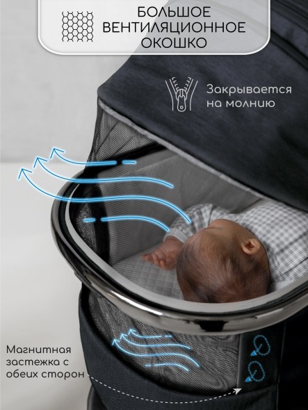 Коляска детская 2 в 1 Amarobaby Motus V2