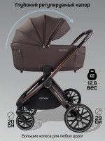 Коляска детская 2 в 1 с термолюлькой Amarobaby Phenom