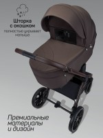 Коляска детская 2 в 1 с термолюлькой Amarobaby Phenom