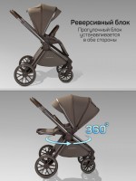 Коляска детская 2 в 1 с термолюлькой Amarobaby Phenom