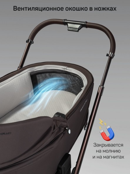 Коляска детская 2 в 1 с термолюлькой Amarobaby Phenom