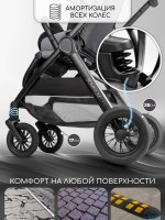 Прогулочная коляска с реверсивным блоком Amarobaby Somnium