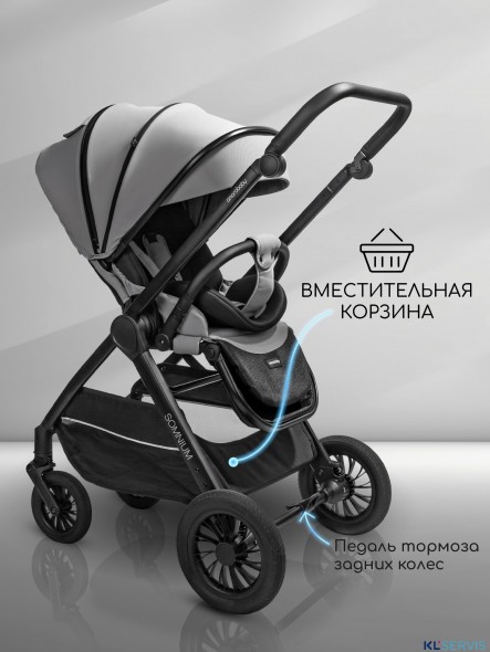 Прогулочная коляска с реверсивным блоком Amarobaby Somnium
