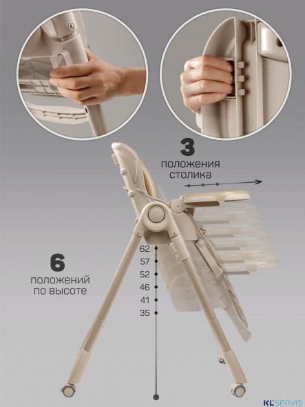 Стульчик детский для кормления Amarobaby Gourmet