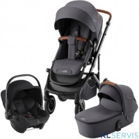 Коляска Britax Roemer 3в1 коляска Smile 5Z + BS CORE Space Black