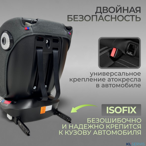 Автокресло Bubago Aspid (0-36 кг) (Isofix, поворот 360)