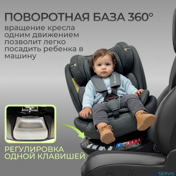 Автокресло Bubago Aspid (0-36 кг) (Isofix, поворот 360)