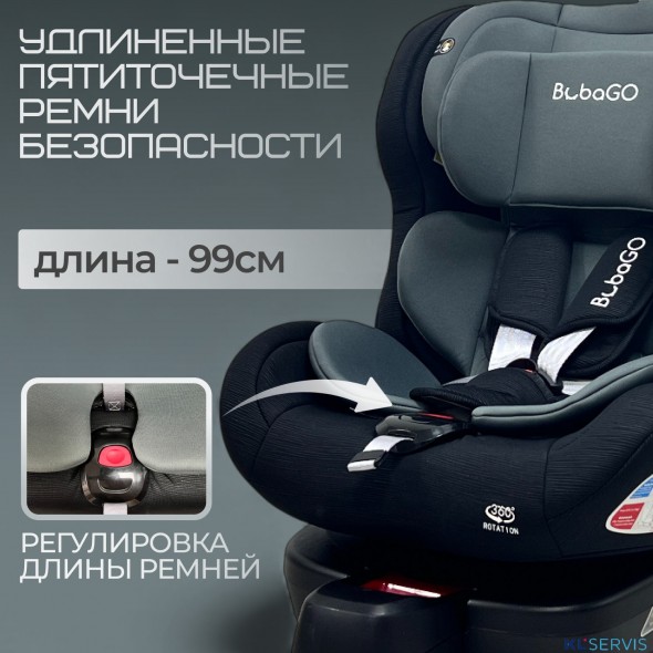 Автокресло Bubago Freet BG 178-1 (0-36 кг) (Isofix, поворот 360, с упором в пол)