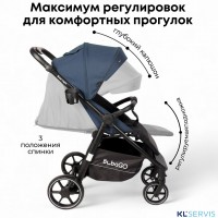 Коляска детская прогулочная BubaGo арт.BG 137-2 MODEL BASS  Light 2025