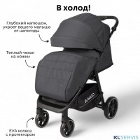 Коляска детская прогулочная BubaGo арт.BG 137-2 MODEL BASS  Light 2025