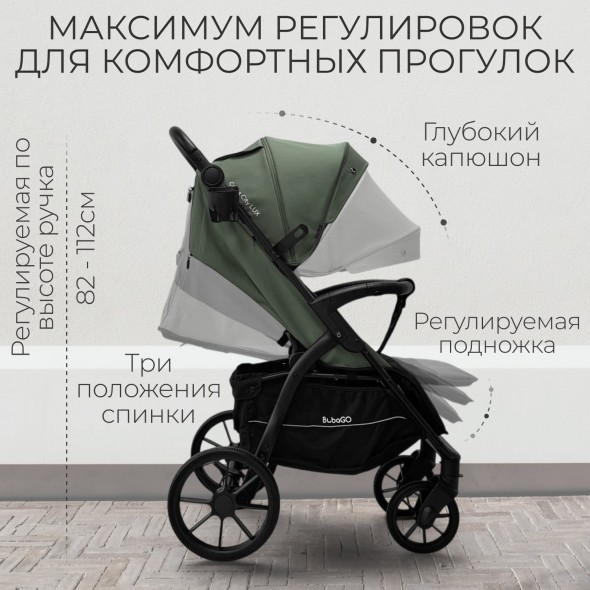 Коляска прогулочная BubaGo MODEL CROSS City LUX 