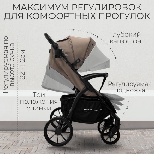 Коляска прогулочная BubaGo MODEL CROSS City LUX 