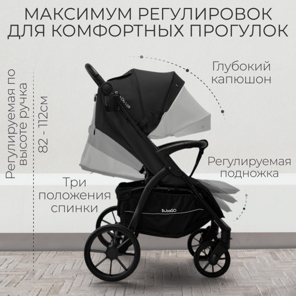 Коляска прогулочная BubaGo MODEL CROSS City LUX 