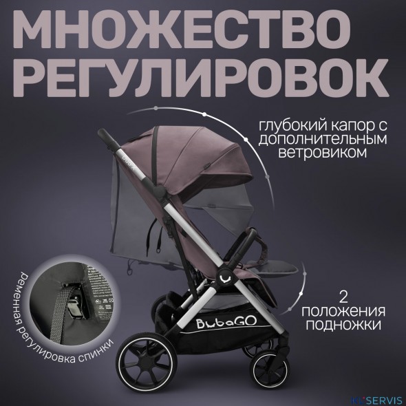 Коляска для двойни BubaGO DUO X 