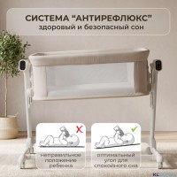 Электроколыбель BubaGo Florena (трансформер), Датчик плача (Smart-режим)