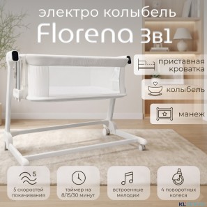 Электроколыбель BubaGo Florena (трансформер), Датчик плача (Smart-режим)