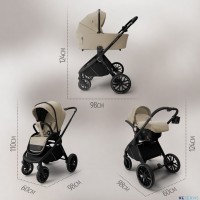 Модульная коляска BubaGO Gaudi 3в1 Classic