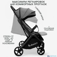 Коляска детская прогулочная BubaGO Luna 2025
