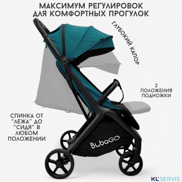 Коляска детская прогулочная BubaGO Luna 2025