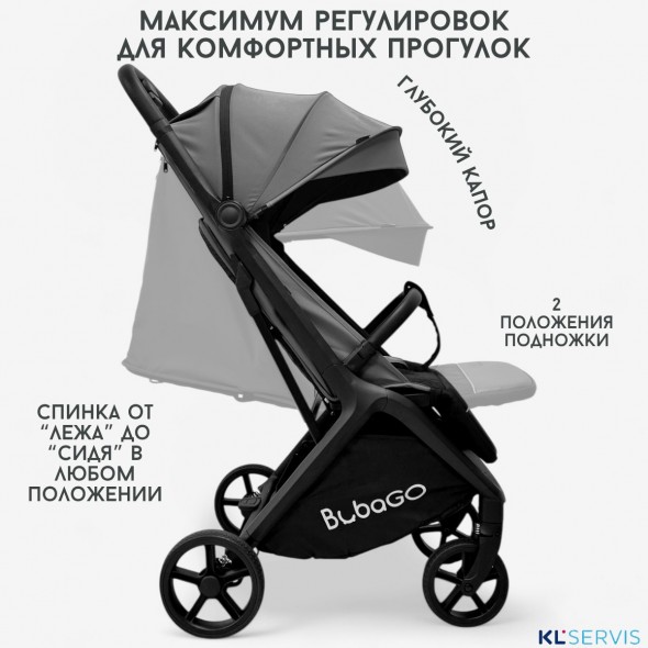 Коляска детская прогулочная BubaGO Luna 2025