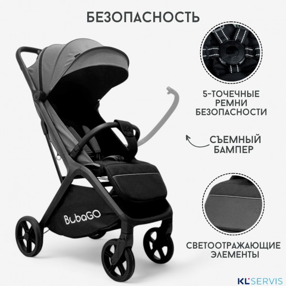 Коляска детская прогулочная BubaGO Luna 2025