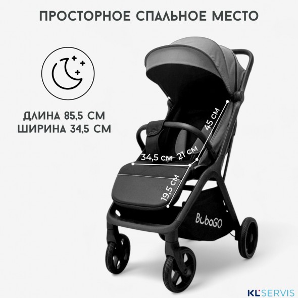 Коляска детская прогулочная BubaGO Luna 2025