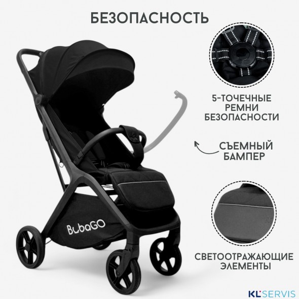Коляска детская прогулочная BubaGO Luna 2025