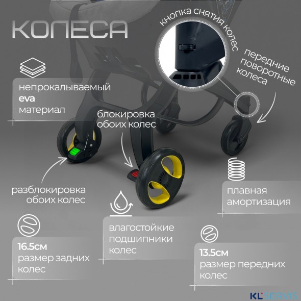 Коляска-автокресло BubaGO Mirco 4в1